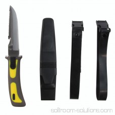 9 Yellow Dive Knife w/Line Cutter SCUBA Equipment/Snorkeling Gear Diving Knives